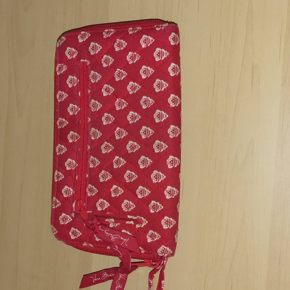 Red Vera Bradley Wristlet